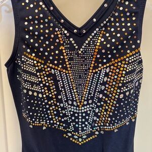 GK Girls Leotard Team USA with Embellished Top 🇺🇸